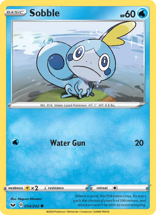 Sobble 54 Sword & Shield Pokesingles