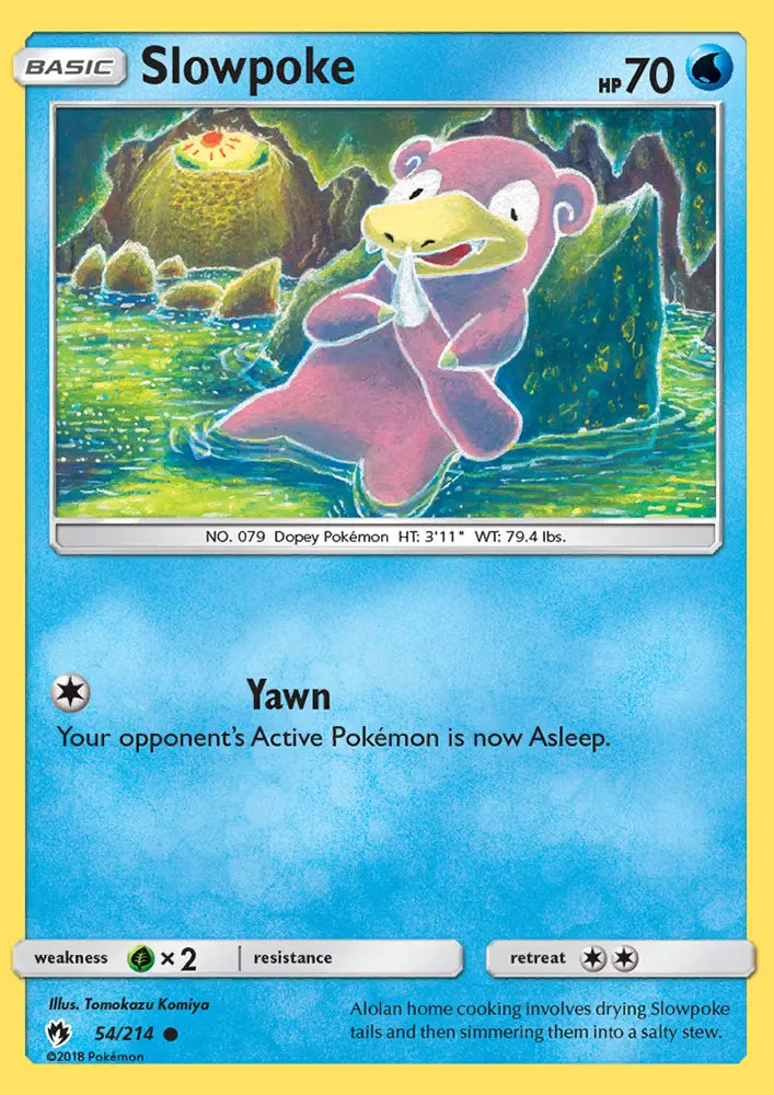 Slowpoke 54 Lost Thunder Pokesingles