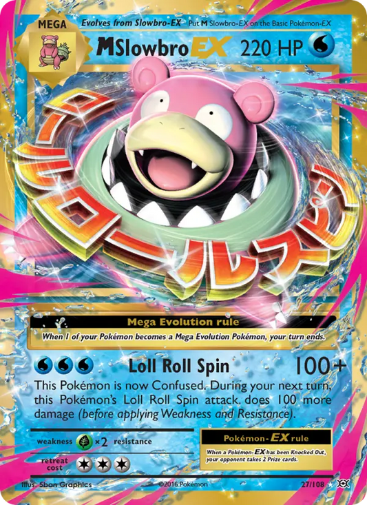 M Slowbro EX 27 Evolutions Pokesingles