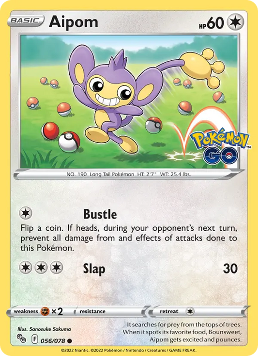 Aipom 56 Pokémon GO Pokesingles