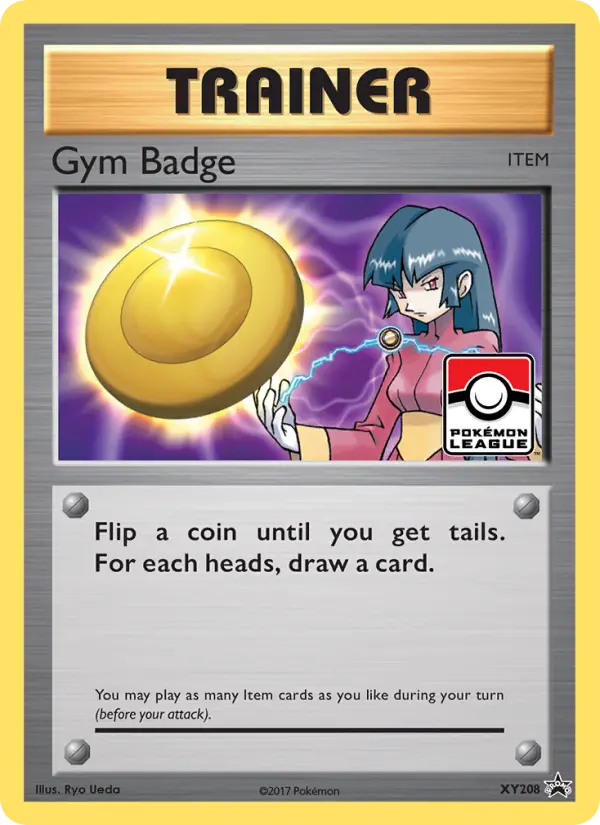 Gym Badge XY208 XY Black Star Promos Pokesingles