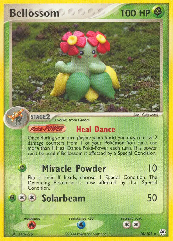 Bellossom 16 Hidden Legends Pokesingles
