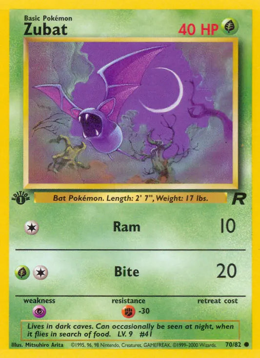 Zubat 70 Team Rocket Pokesingles