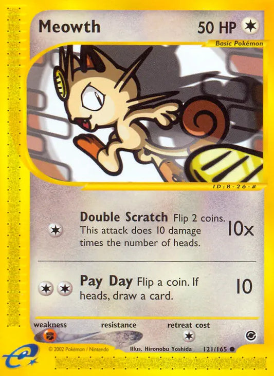 Meowth 121 Expedition Base Set Pokesingles