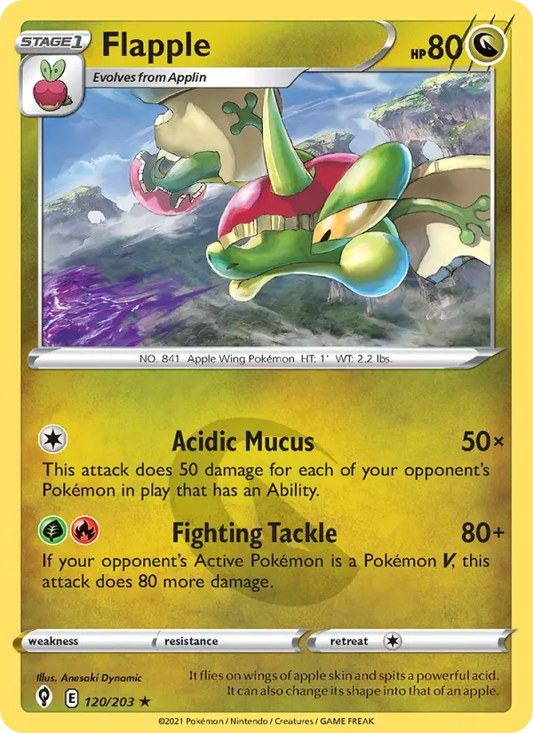 Flapple 120 Evolving Skies Pokesingles