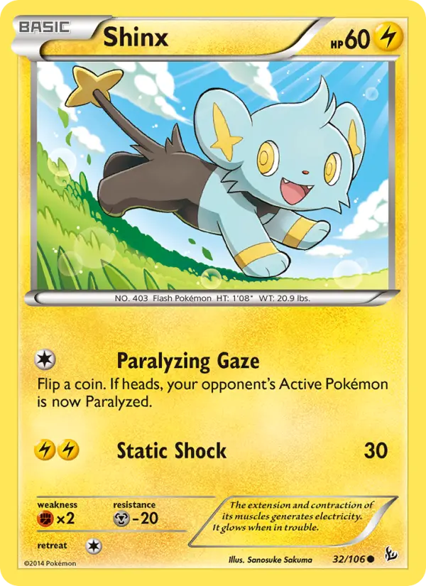 Shinx 32 Flashfire Pokesingles