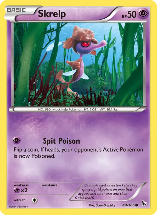 Skrelp 44 Flashfire Pokesingles