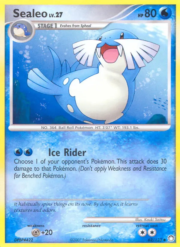 Sealeo 62 Mysterious Treasures Pokesingles
