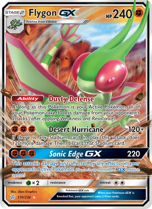 Flygon GX 110 Cosmic Eclipse Pokesingles