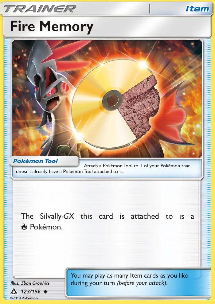 Fire Memory 123 Ultra Prism Pokesingles