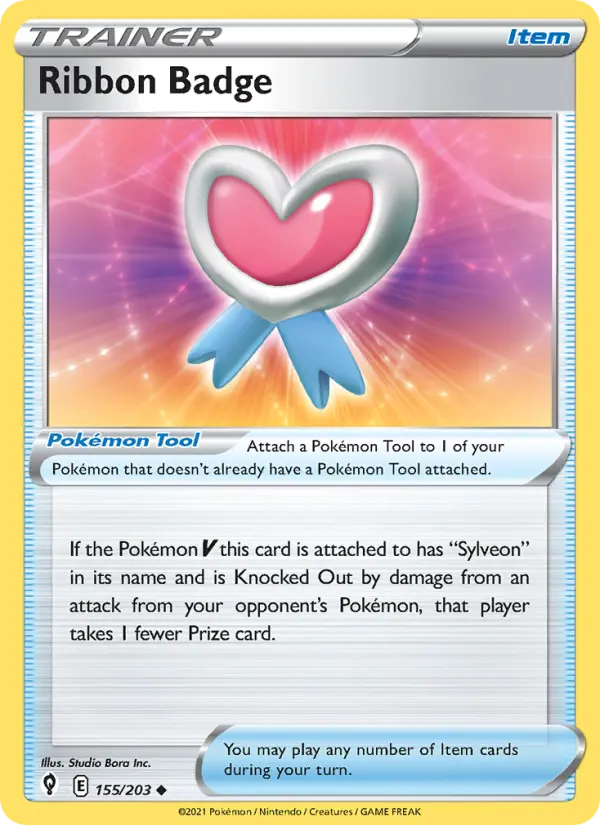 Ribbon Badge 155 Evolving Skies Pokesingles