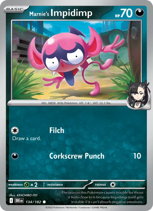 Marnie's Impidimp 134 Destined Rivals Pokesingles