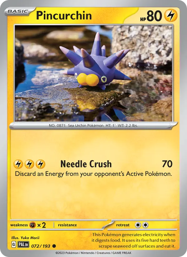 Pincurchin 72 Paldea Evolved Pokesingles