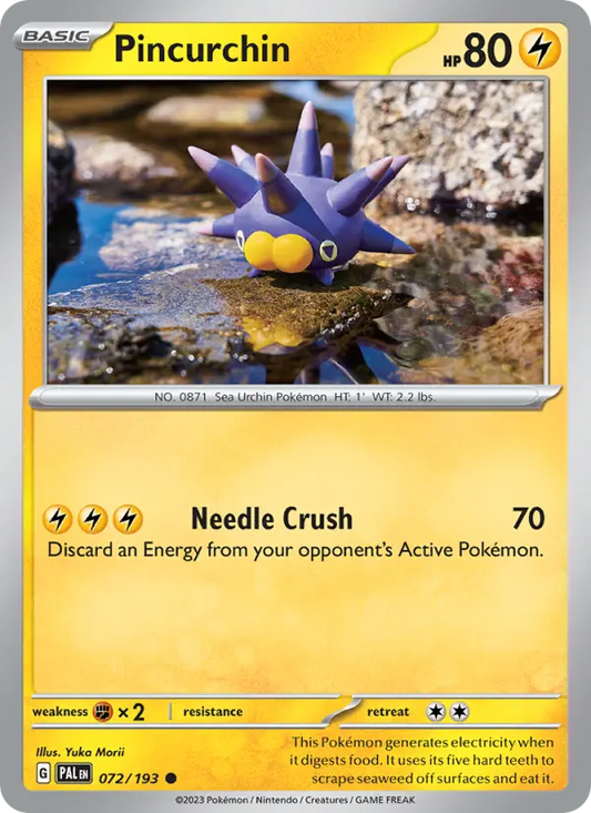 Pincurchin 72 Paldea Evolved Pokesingles