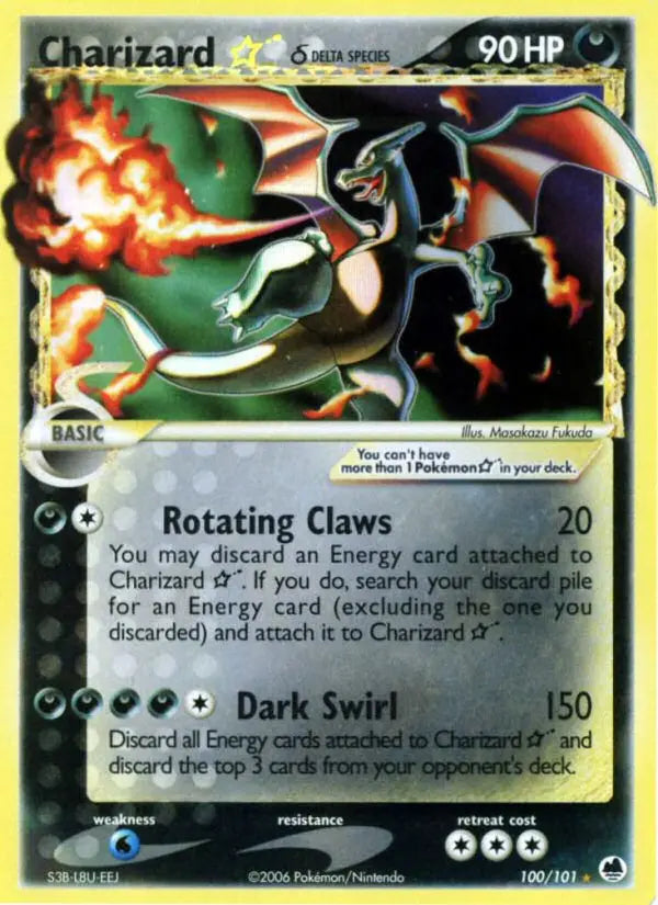 Charizard Star δ 100 Dragon Frontiers Pokesingles
