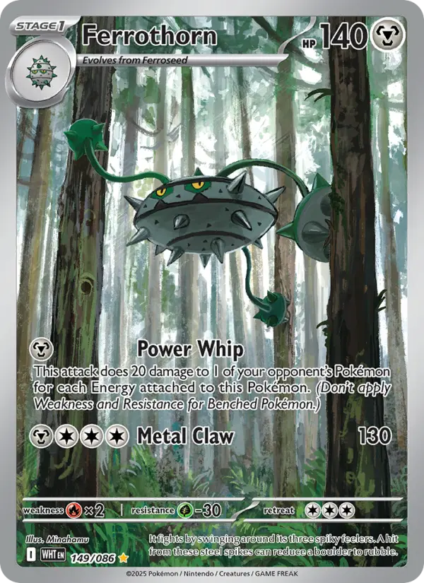 Ferrothorn 149 White Flare Pokesingles