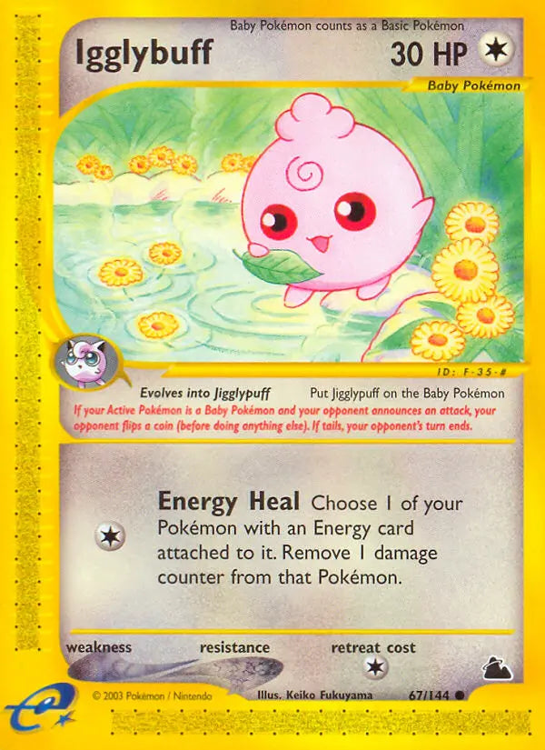 Igglybuff 67 Skyridge Pokesingles