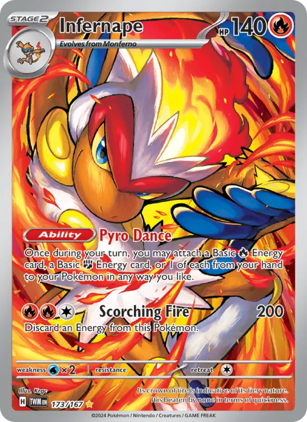 Infernape 173 Twilight Masquerade Pokesingles