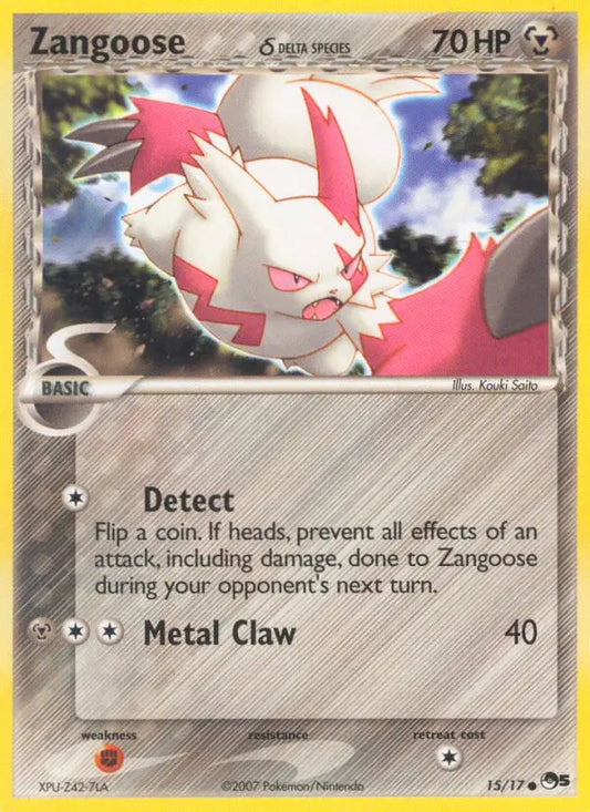 Zangoose δ 15 POP Series 5 Pokesingles