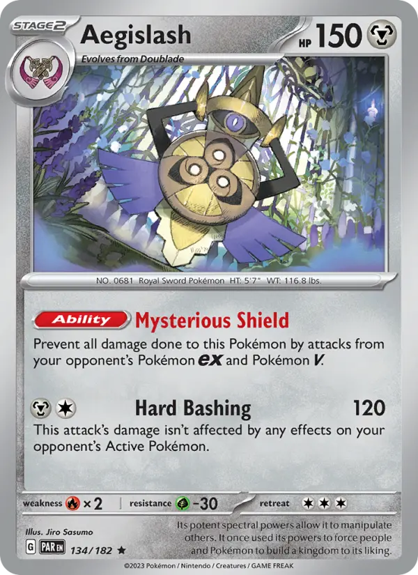 Aegislash 134 Paradox Rift Pokesingles