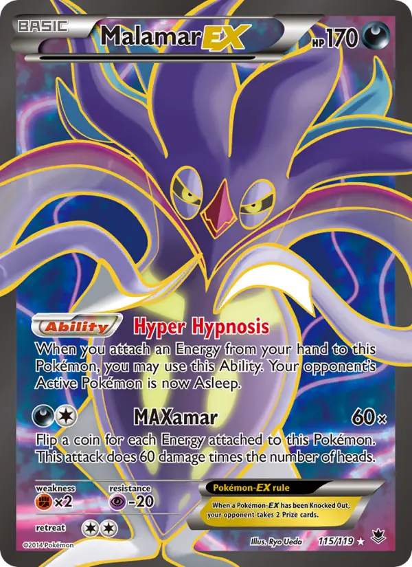 Malamar EX 115 Phantom Forces Pokesingles