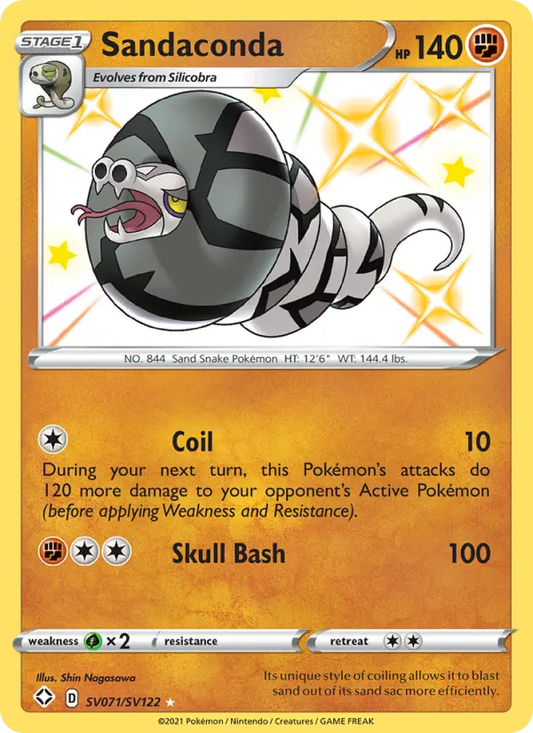Sandaconda SV071 Shining Fates Pokesingles
