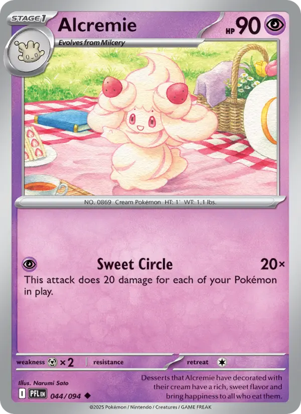 Alcremie 44 Phantasmal Flames Pokesingles