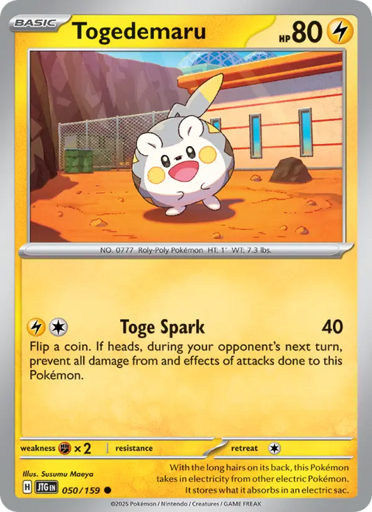 Togedemaru 50 Journey Together Pokesingles