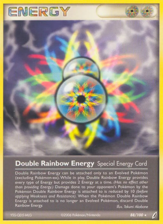 Double Rainbow Energy 88 Crystal Guardians Pokesingles
