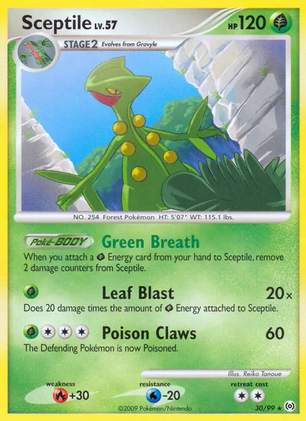 Sceptile 30 Arceus Pokesingles
