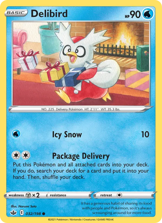 Delibird 32 Chilling Reign Pokesingles