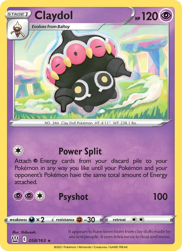 Claydol 58 Battle Styles Pokesingles