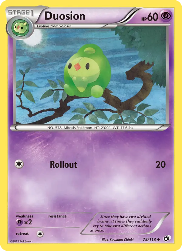Duosion 75 Legendary Treasures Pokesingles