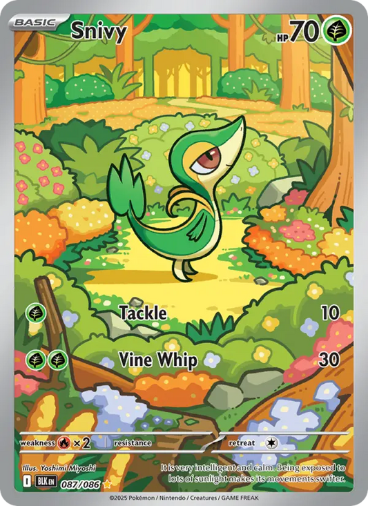 Snivy 87 Black Bolt Pokesingles