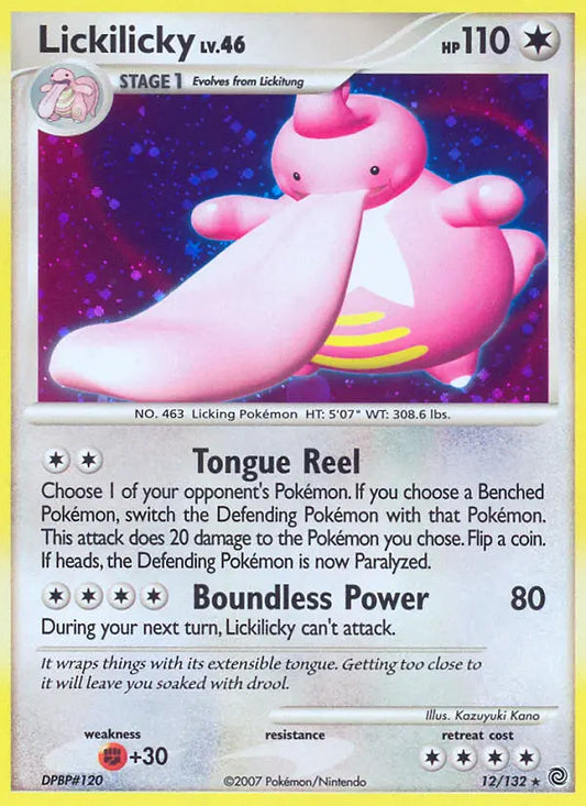 Lickilicky 12 Secret Wonders Pokesingles
