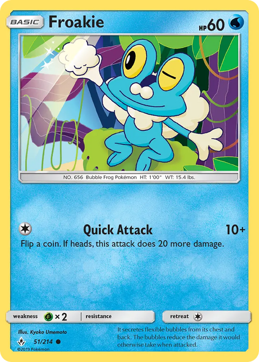 Froakie 51 Unbroken Bonds Pokesingles