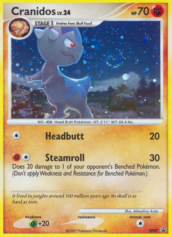 Cranidos DP07 DP Black Star Promos Pokesingles