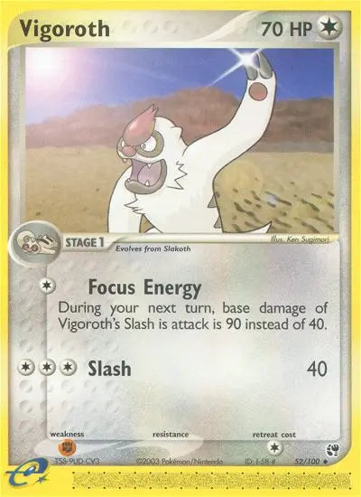Vigoroth 52 Sandstorm Pokesingles