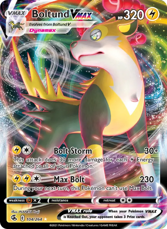 Boltund VMAX 104 Fusion Strike Pokesingles