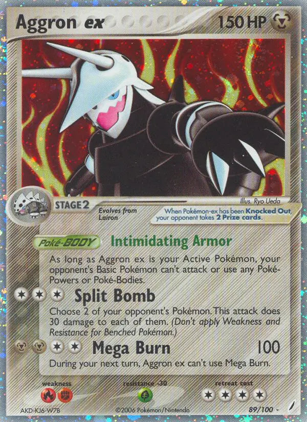 Aggron ex 89 Crystal Guardians Pokesingles