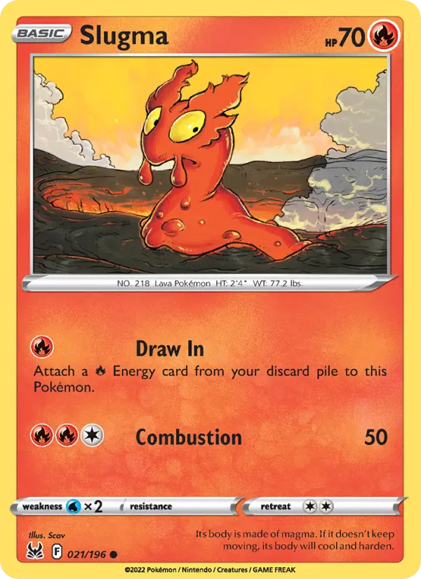 Slugma 21 Lost Origin Pokesingles