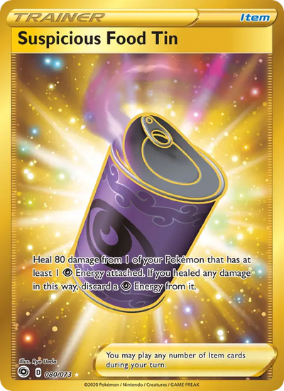 Suspicious Food Tin 80 Champion's Path Pokesingles