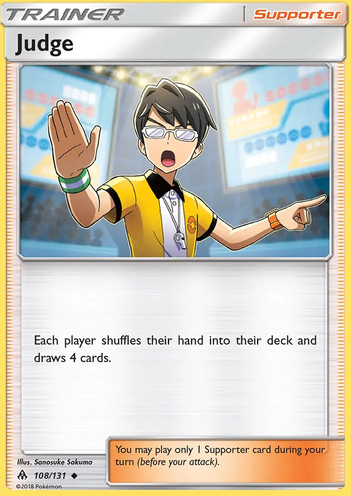 Judge 108 Forbidden Light Pokesingles