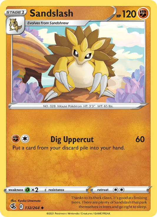 Sandslash 132 Fusion Strike Pokesingles