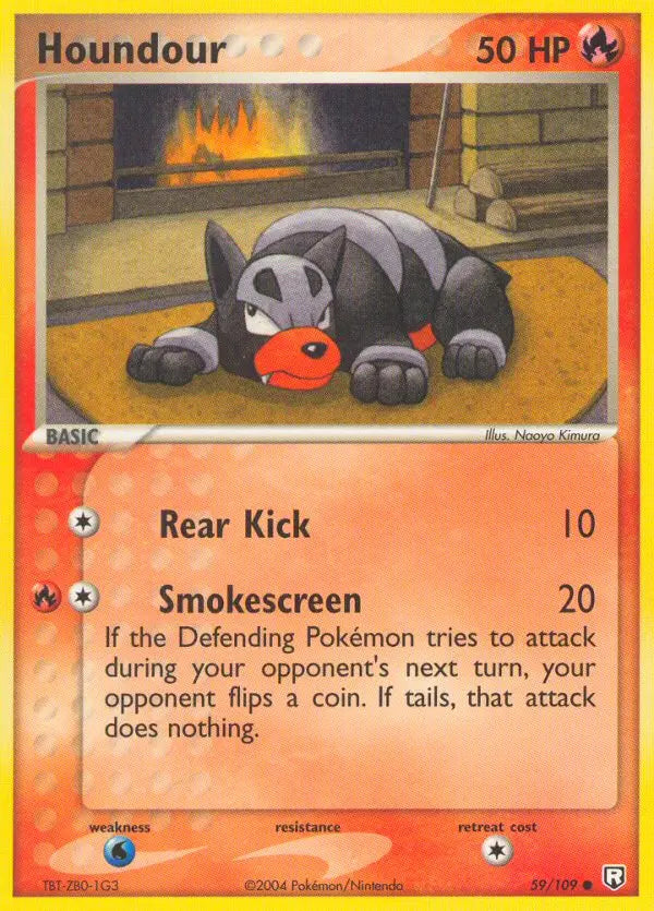 Houndour 59 Team Rocket Returns Pokesingles