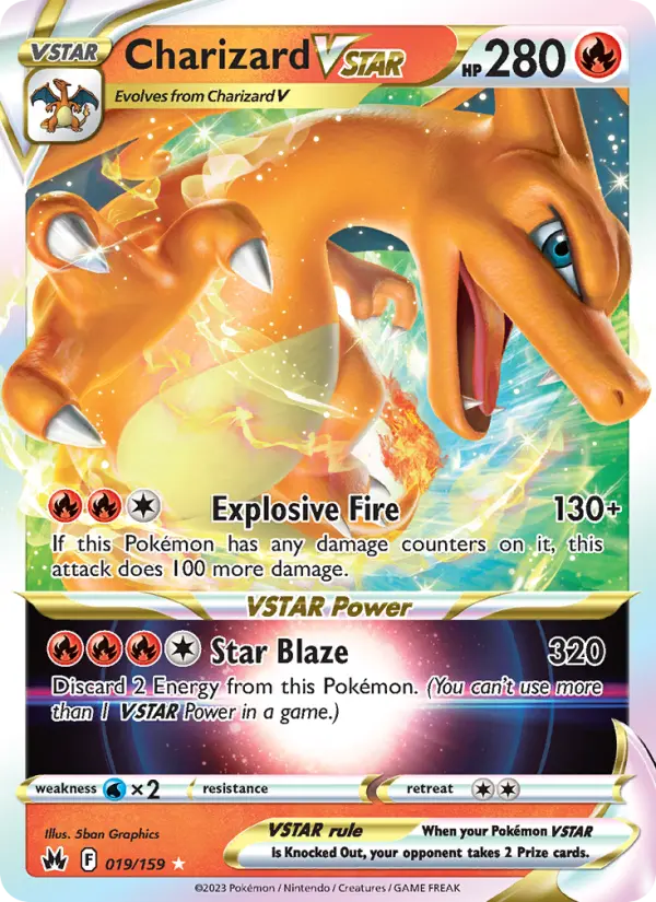 Charizard VSTAR 19 Crown Zenith Pokesingles