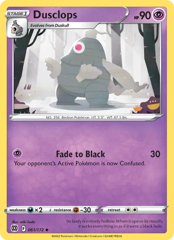 Dusclops 61 Brilliant Stars Pokesingles