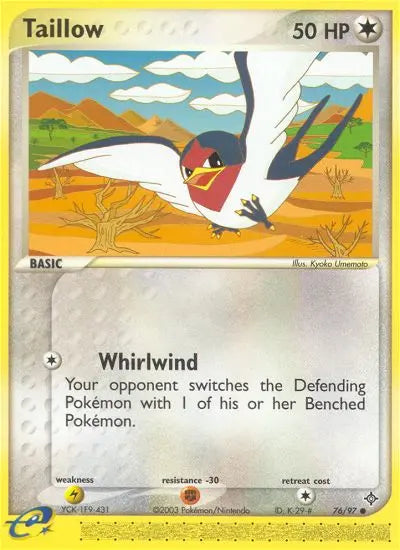 Taillow 76 Dragon Pokesingles