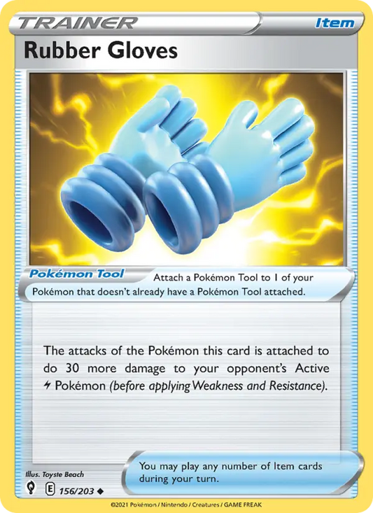 Rubber Gloves 156 Evolving Skies Pokesingles