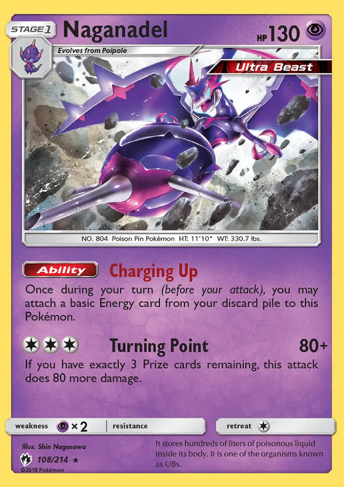 Naganadel 108 Lost Thunder Pokesingles